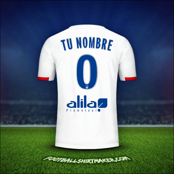 Camiseta Olympique Lyon 2019/20 -  tu nombre - 0