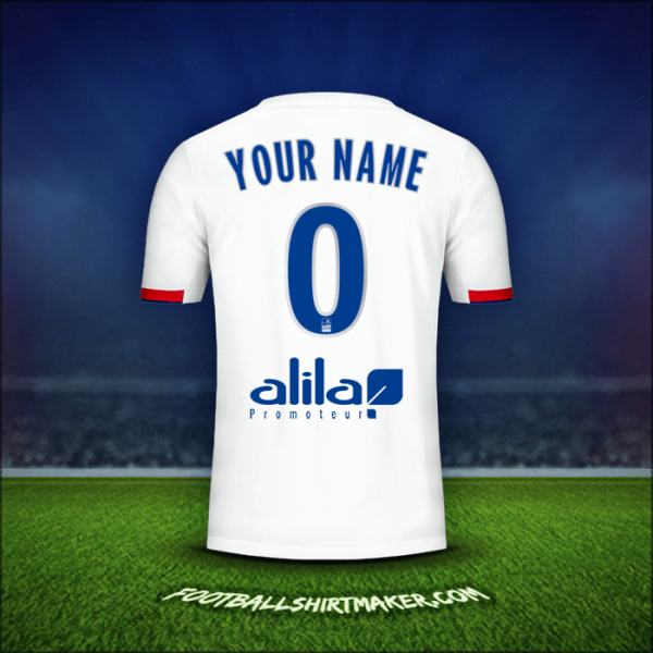 Shirt Olympique Lyon 2019/20 -  your name - 0