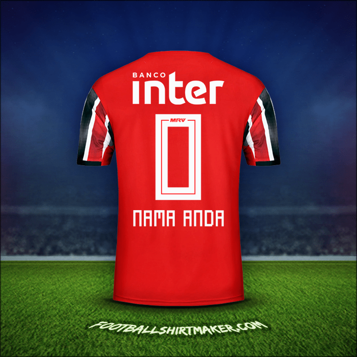 Jersey Sao Paulo FC 2019/20 Alternatif -  nama anda - 0