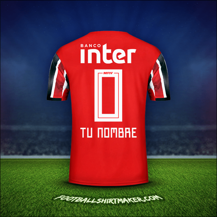 Camiseta Sao Paulo FC 2019/20 Visita -  tu nombre - 0