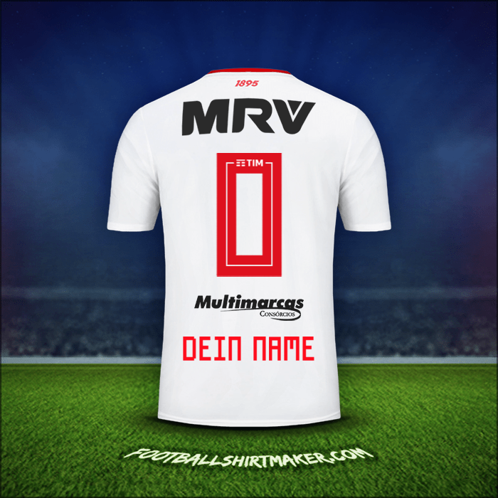 Trikot Flamengo 2019 Auswärts -  dein name - 0