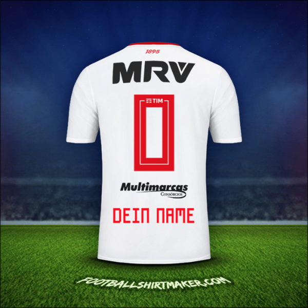 Trikot Flamengo 2019 Auswärts -  dein name - 0