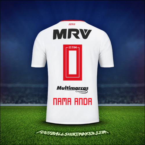 Jersey Flamengo 2019 Alternatif -  nama anda - 0