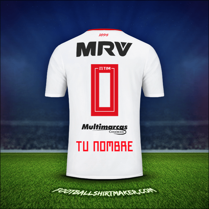 Camiseta Flamengo 2019 Visita -  tu nombre - 0