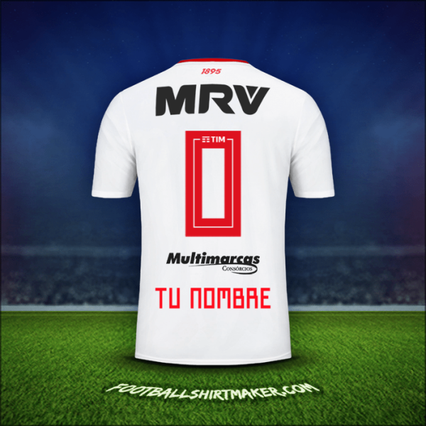 Camiseta Flamengo 2019 Visita -  tu nombre - 0