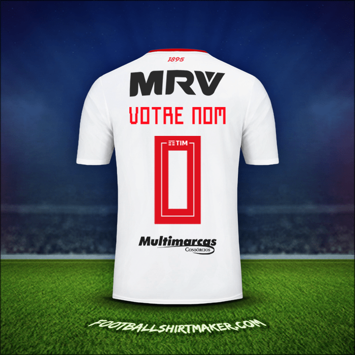 Maillot Flamengo Libertadores 2019 Extérieur -  votre nom - 0