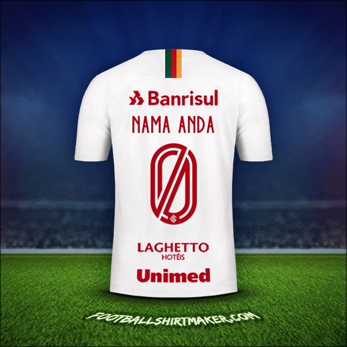 Jersey Internacional 2019/20 Alternatif -  nama anda - 0