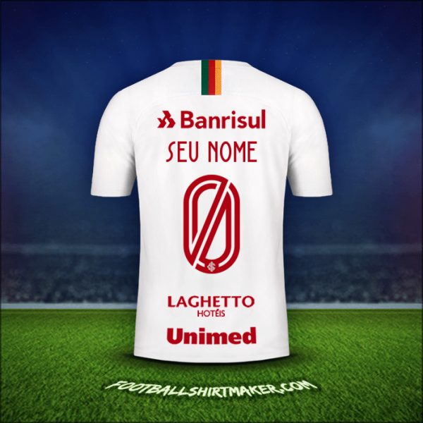 Camisa Internacional 2019/20 Alternativa -  seu nome - 0