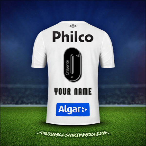 Jersey Santos FC 2019 -  your name - 0