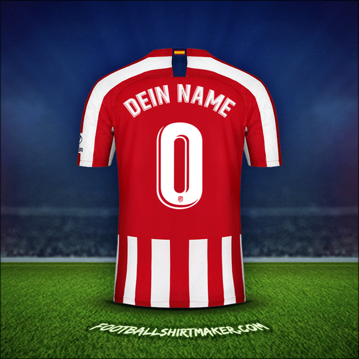 Trikot Atletico Madrid 2019/20 -  dein name - 0