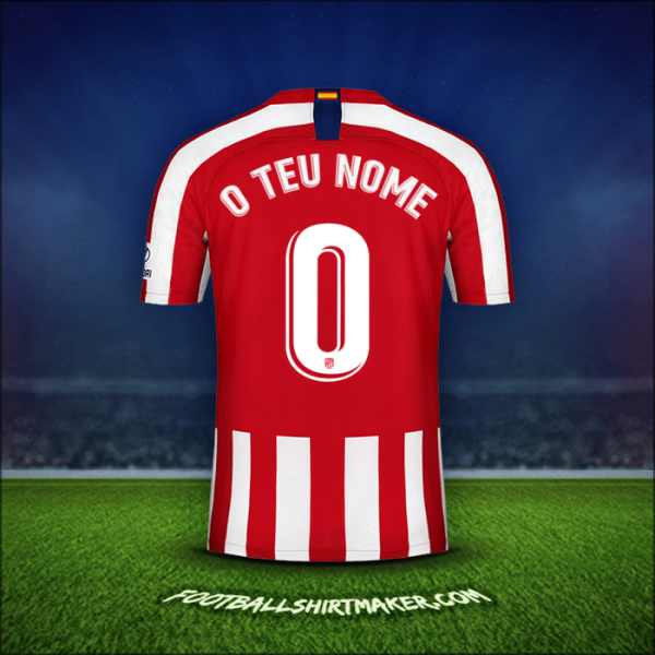 Camisola Atletico Madrid 2019/20 -  o teu nome - 0