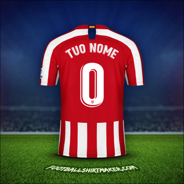 Maglia Atletico Madrid 2019/20 -  tuo nome - 0