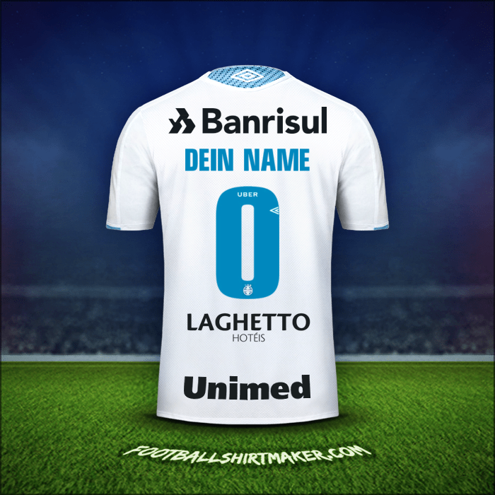Trikot Gremio 2019 Auswärts -  dein name - 0