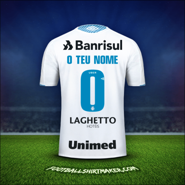 Camisola Gremio 2019 Alternativa -  o teu nome - 0