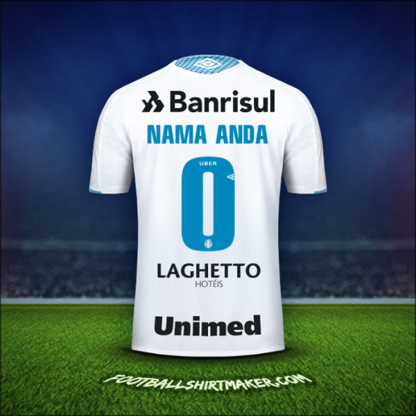 Jersey Gremio 2019 Alternatif -  nama anda - 0