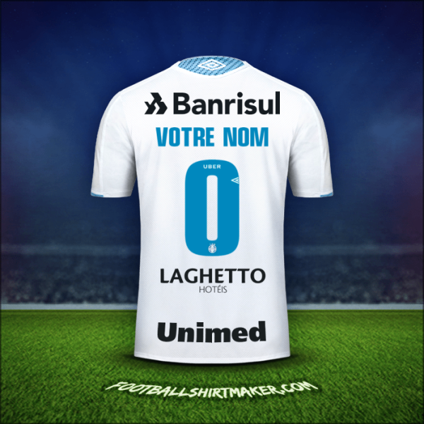 Maillot Gremio 2019 Extérieur -  votre nom - 0