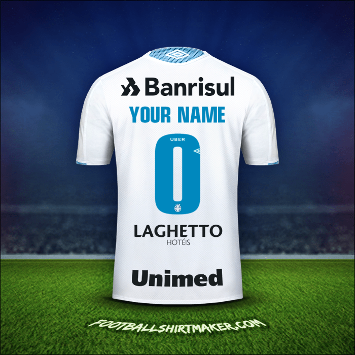 Shirt Gremio 2019 Away -  your name - 0
