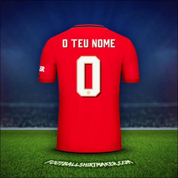 Camisola Manchester United Cup 2019/20 -  o teu nome - 0