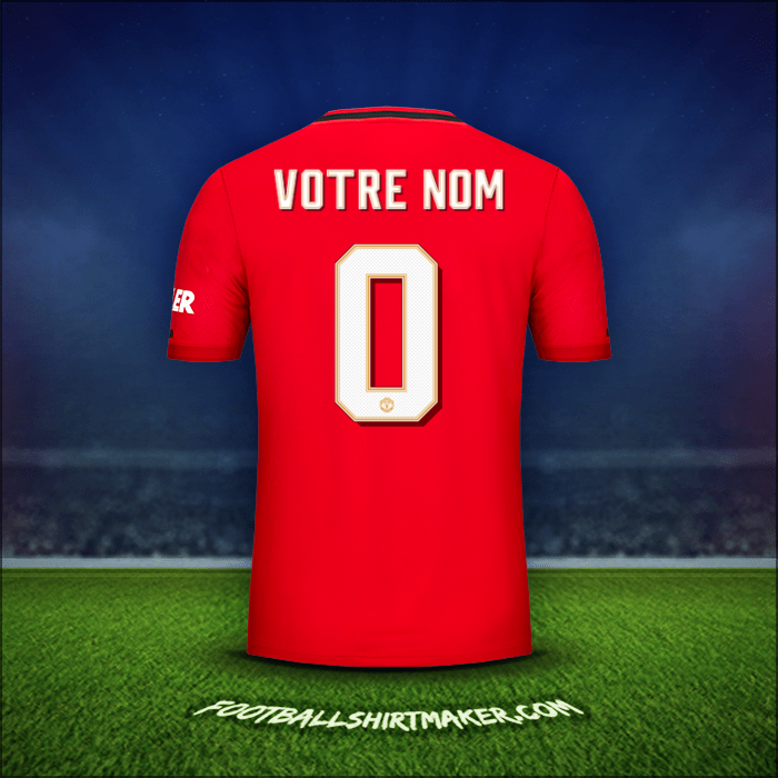 Maillot Manchester United Cup 2019/20 -  votre nom - 0