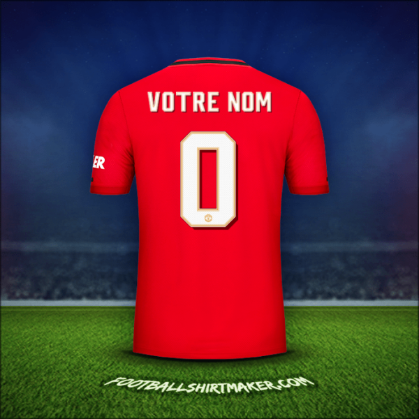 Maillot Manchester United Cup 2019/20 -  votre nom - 0