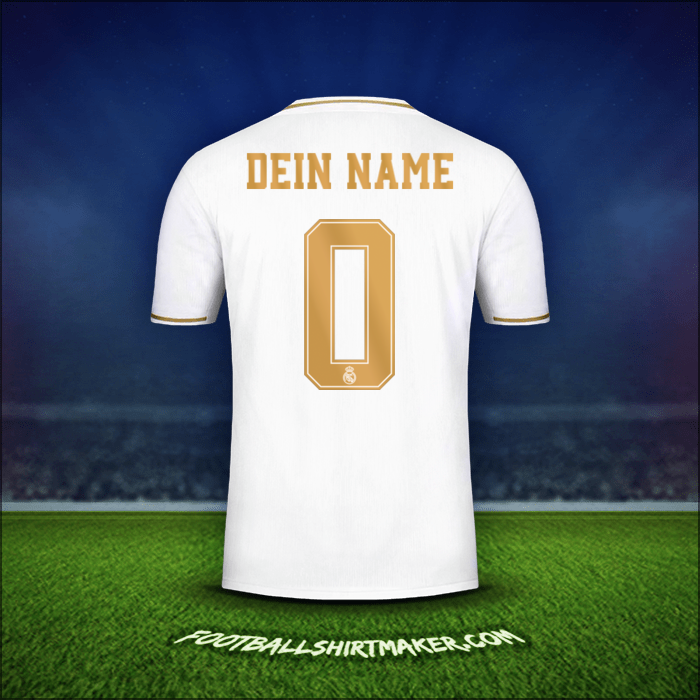 Trikot Real Madrid CF Cup 2019/20 -  dein name - 0