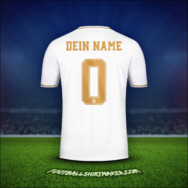 Trikot Real Madrid CF Cup 2019/20 -  dein name - 0