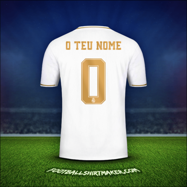 Camisola Real Madrid CF Cup 2019/20 -  o teu nome - 0