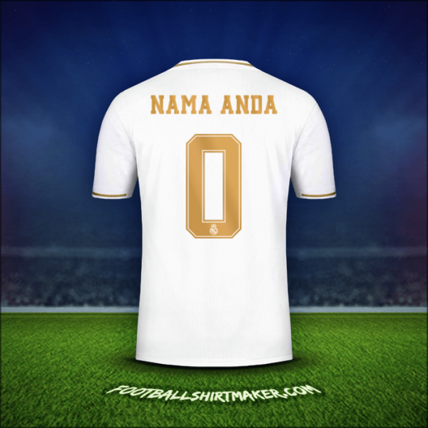 Jersey Real Madrid CF Cup 2019/20 -  nama anda - 0