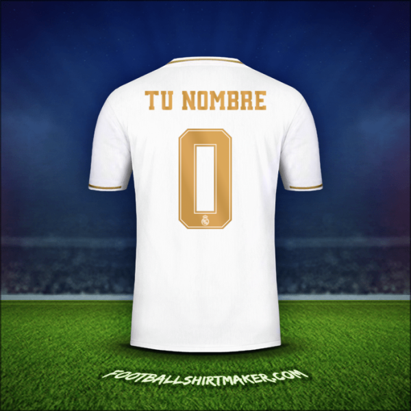 Jersey Real Madrid CF Cup 2019/20 -  tu nombre - 0