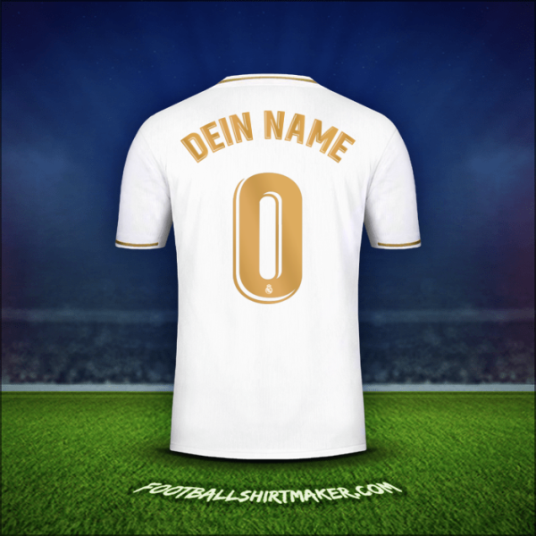 Trikot Real Madrid CF 2019/20 -  dein name - 0