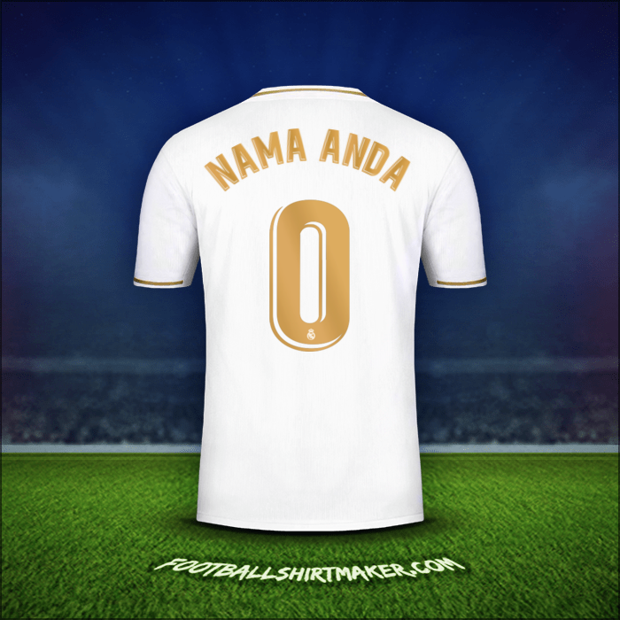 Jersey Real Madrid CF 2019/20 -  nama anda - 0