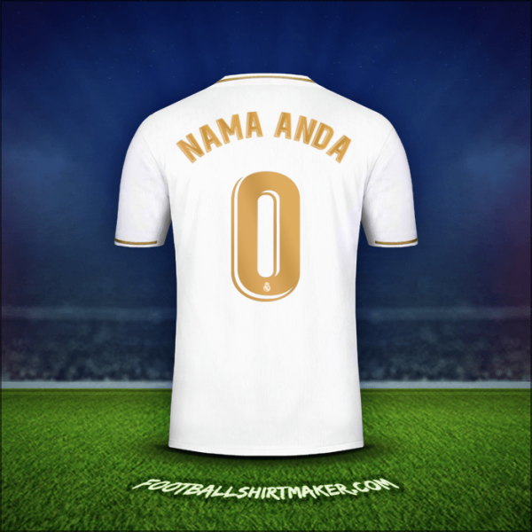 Jersey Real Madrid CF 2019/20 -  nama anda - 0