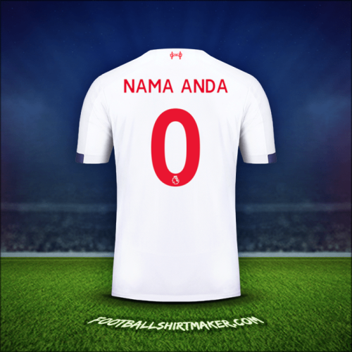 Jersey Liverpool FC 2019/20 Alternatif -  nama anda - 0