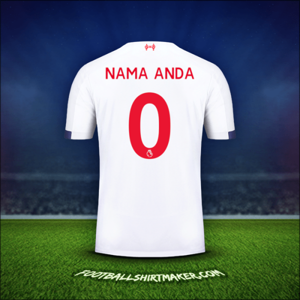 Jersey Liverpool FC 2019/20 Alternatif -  nama anda - 0