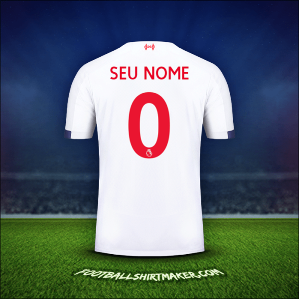 Camisa Liverpool FC 2019/20 Alternativa -  seu nome - 0
