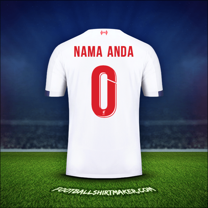 Jersey Liverpool FC Cup 2019/20 Alternatif -  nama anda - 0