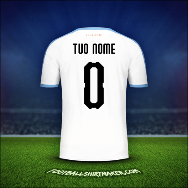 Maglia Uruguay Copa América 2019 Seconda -  tuo nome - 0