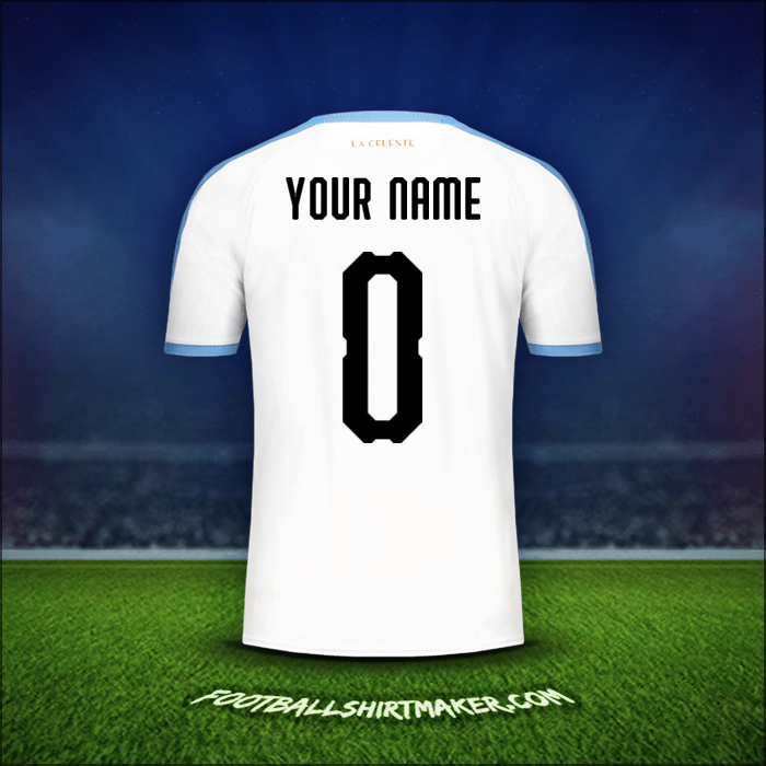 Jersey Uruguay Copa América 2019 Away -  your name - 0