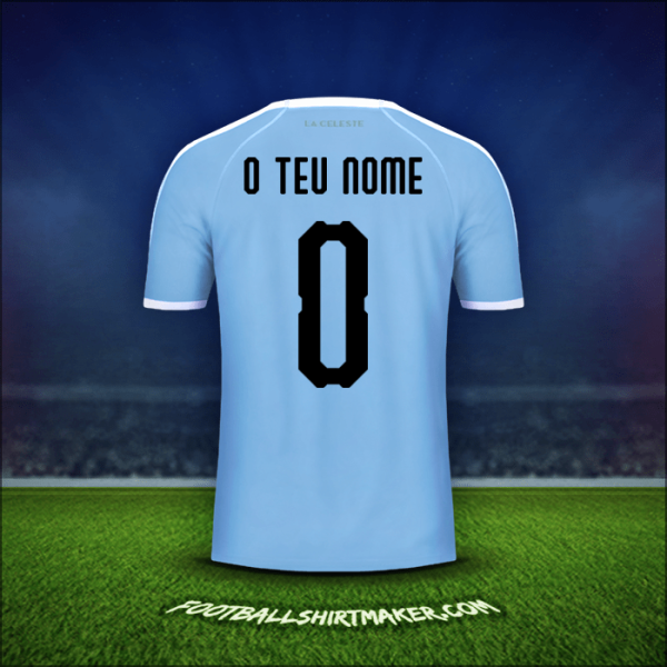 Camisola Uruguai Copa América 2019 -  o teu nome - 0