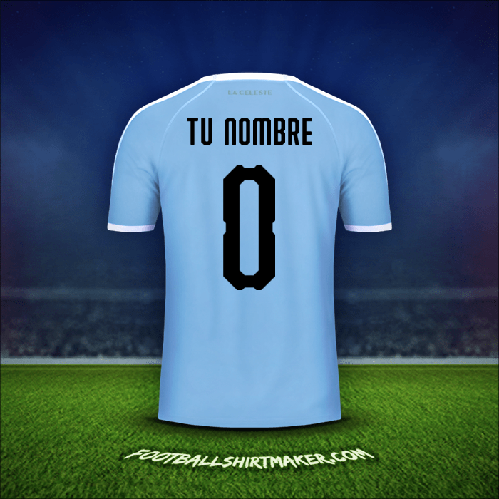 Camiseta Uruguay Copa América 2019 -  tu nombre - 0