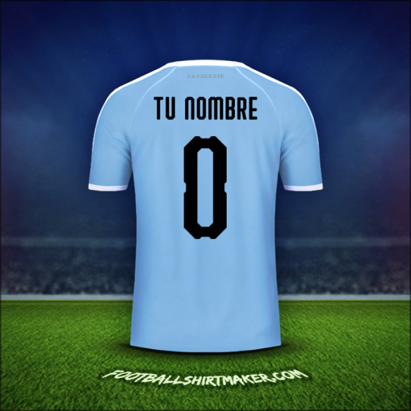 Jersey Uruguay Copa América 2019 -  tu nombre - 0