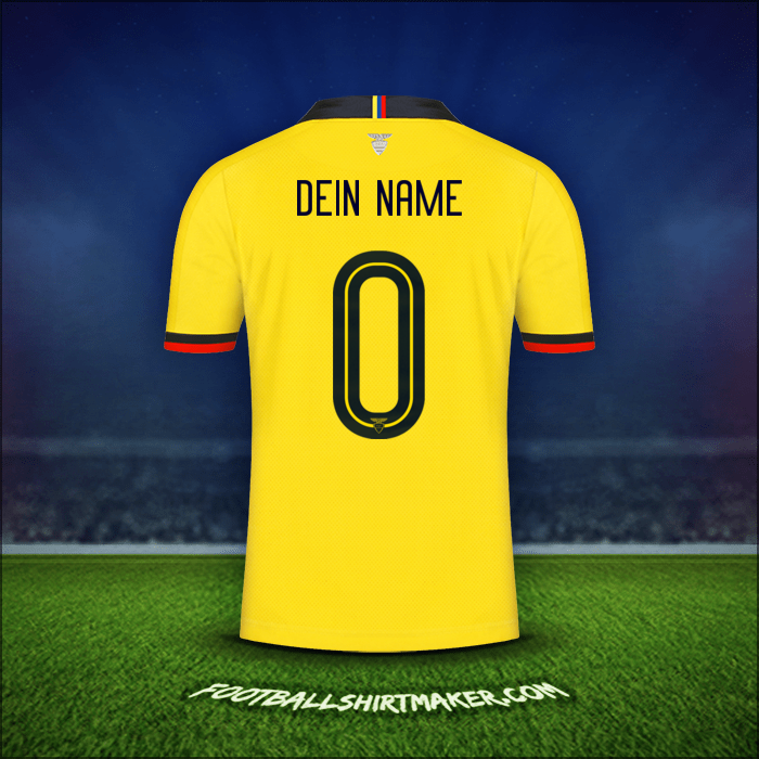 Trikot Ecuador 2019 -  dein name - 0