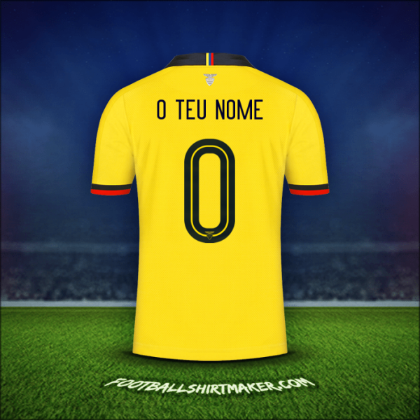Camisola Equador 2019 -  o teu nome - 0