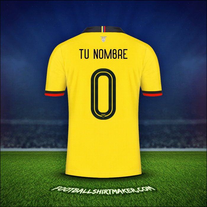 Camiseta Ecuador 2019 -  tu nombre - 0