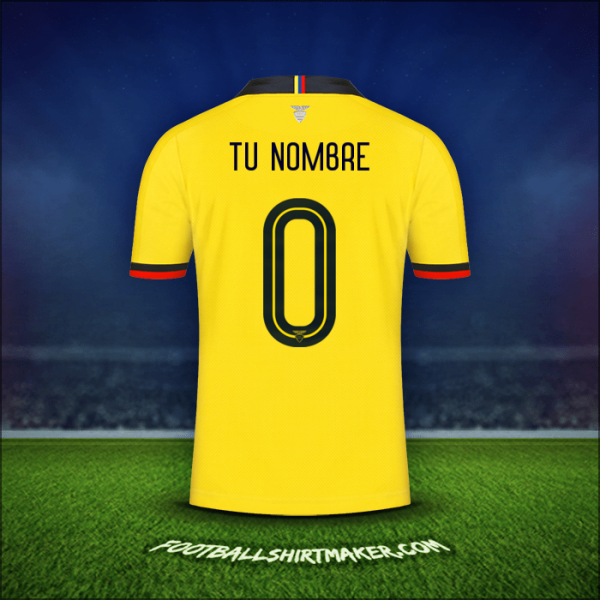 Camiseta Ecuador 2019 -  tu nombre - 0