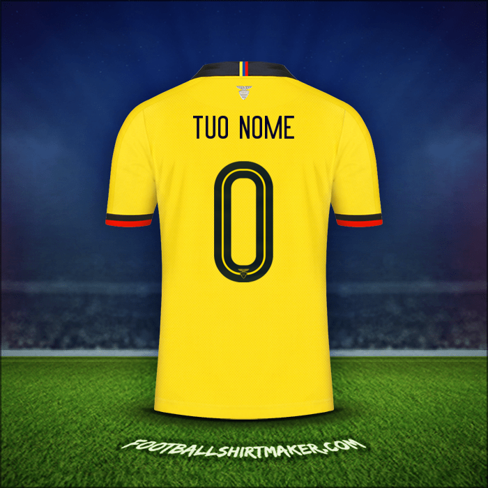 Maglia Ecuador 2019 -  tuo nome - 0