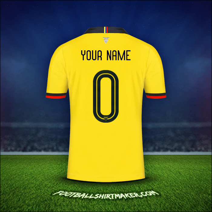 Jersey Ecuador 2019 -  your name - 0