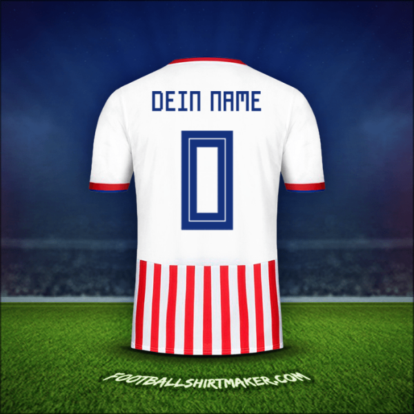 Trikot Paraguay 2018/19 -  dein name - 0