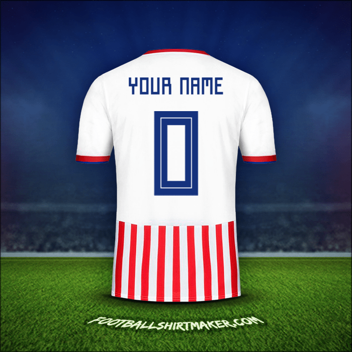 Jersey Paraguay 2018/19 -  your name - 0