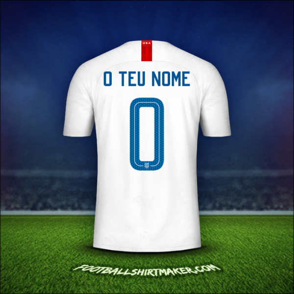 Camisola Estados Unidos 2018 -  o teu nome - 0